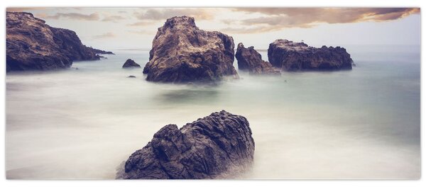Sziklák a ködben képe (120x50 cm)
