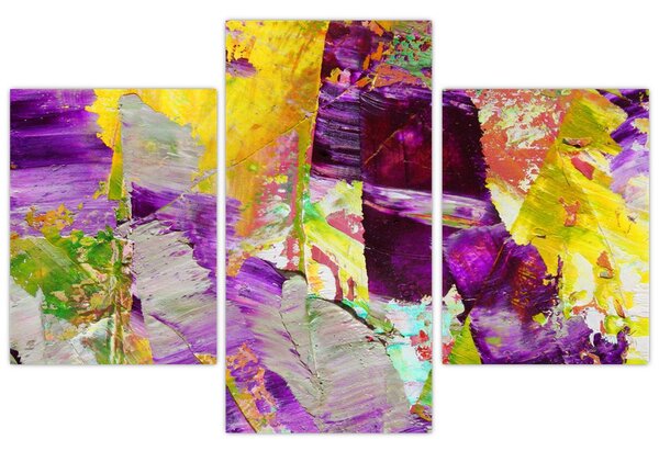 Absztrakció kép - festmény (90x60 cm)