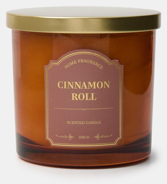 Sinsay - Illatos gyertya Cinnamon Roll - rézvörös