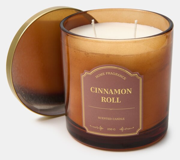 Sinsay - Illatos gyertya Cinnamon Roll - rézvörös