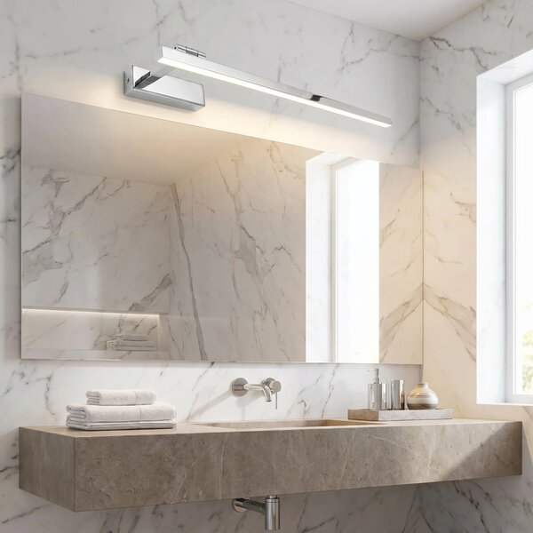 Fürdőszobai fali LED lámpa SWE029-1W 60cm CHROME