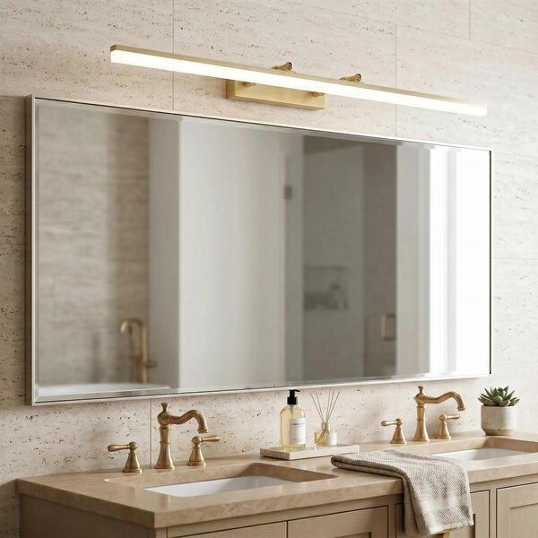 Fürdőszobai fali LED lámpa APP1877-1W 80cm BRUSH GOLD