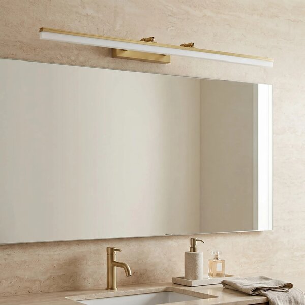Fürdőszobai fali LED lámpa APP1877-1W 80cm BRUSH GOLD
