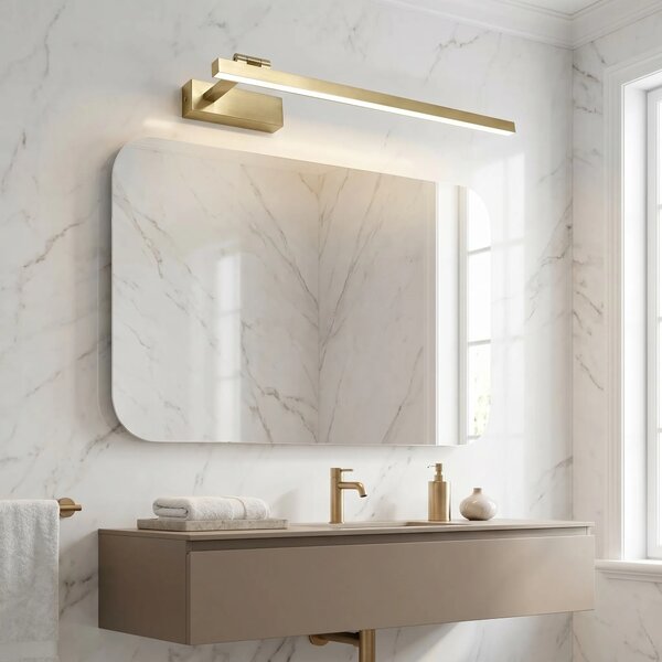 Fürdőszobai fali LED lámpa SWE032-1W 60cm BRUSH GOLD
