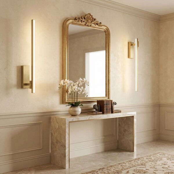 Fürdőszobai fali LED lámpa SWE032-1W 60cm BRUSH GOLD