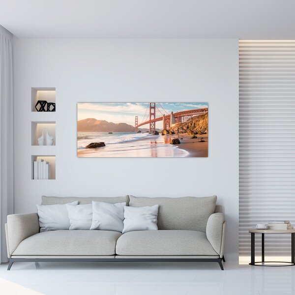 Kép - Golden Gate híd (120x50 cm)