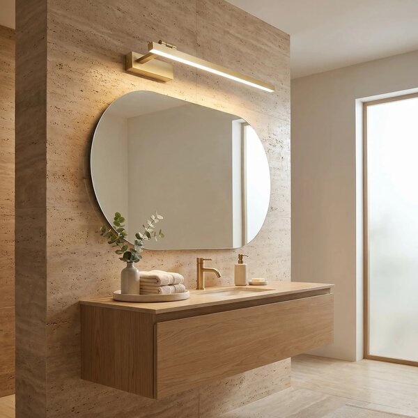 Fürdőszobai fali LED lámpa SWE032-1W 60cm BRUSH GOLD