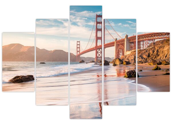 Kép - Golden Gate híd (150x105 cm)