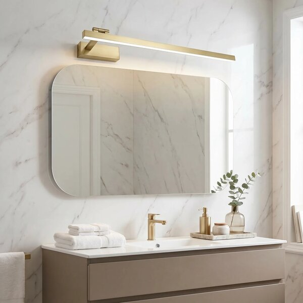 Fürdőszobai fali LED lámpa SWE033-1W 80cm BRUSH GOLD