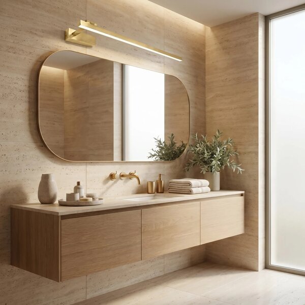 Fürdőszobai fali LED lámpa SWE033-1W 80cm BRUSH GOLD