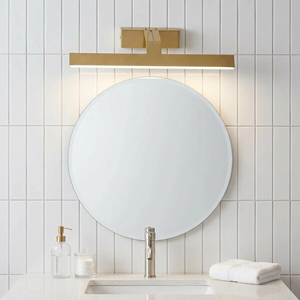 Fürdőszobai fali LED lámpa SWE007-1W 43cm BRUSH GOLD