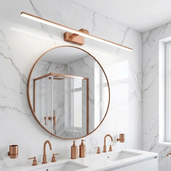 Fürdőszobai fali LED lámpa SWE015-1W 73cm BRUSH COPPER