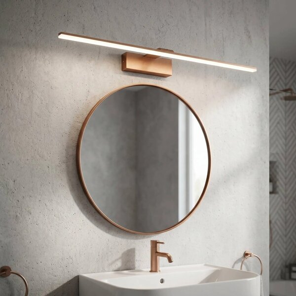 Fürdőszobai fali LED lámpa SWE015-1W 73cm BRUSH COPPER