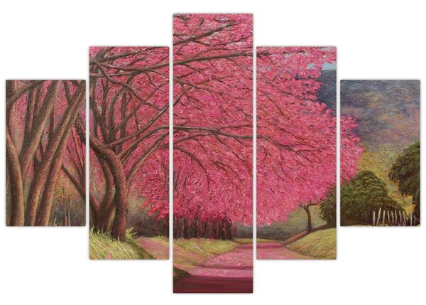 Virágzó fák képe (150x105 cm)