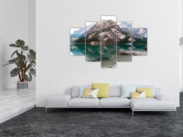 Kép egy hegyi tóról (150x105 cm)