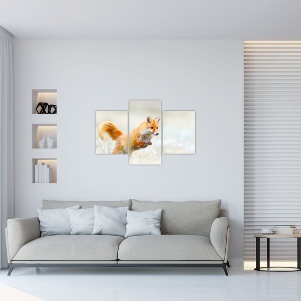 Kép - Ugró róka (90x60 cm)