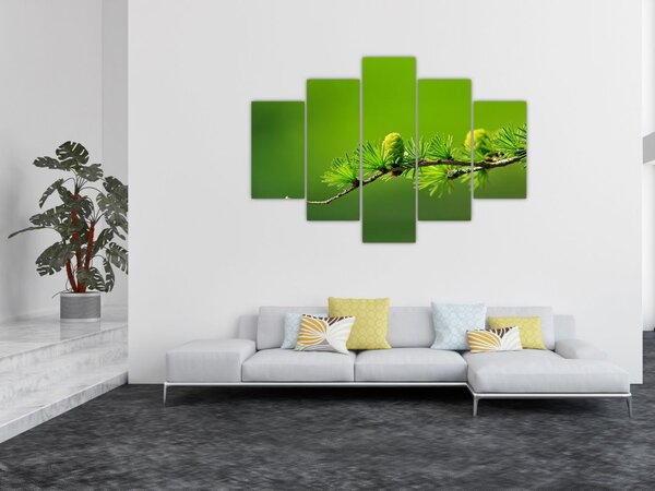 Zöld fenyőtoboz képe (150x105 cm)