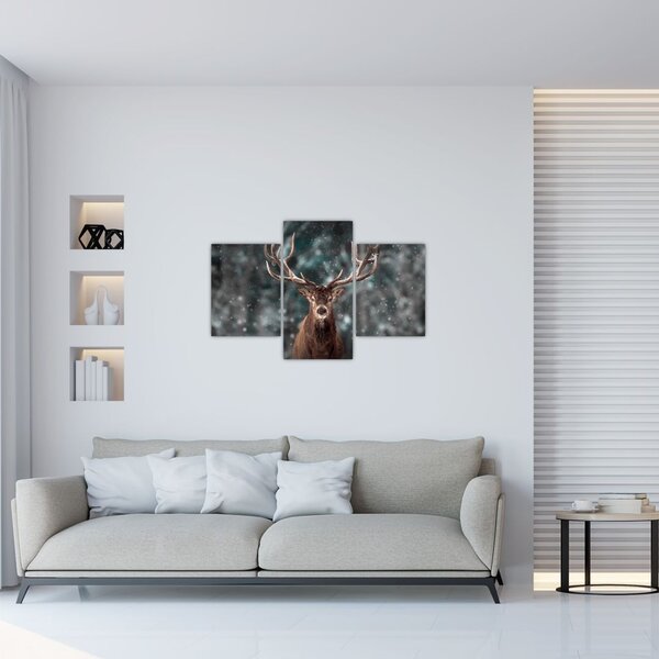 Kép - Egy szarvas fensége (90x60 cm)