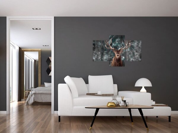 Kép - Egy szarvas fensége (90x60 cm)