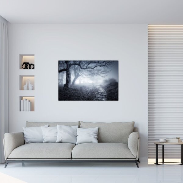 Kép - Út a ködben (90x60 cm)