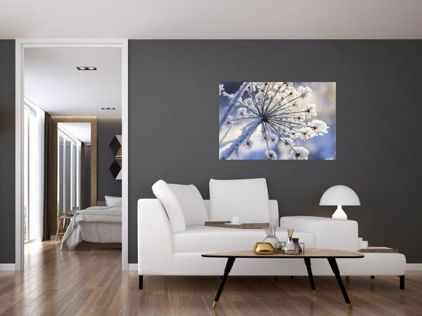 Kép - Fagyott virág (90x60 cm)