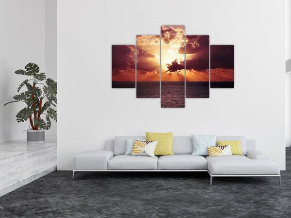 A nap képe a felhők mögött (150x105 cm)