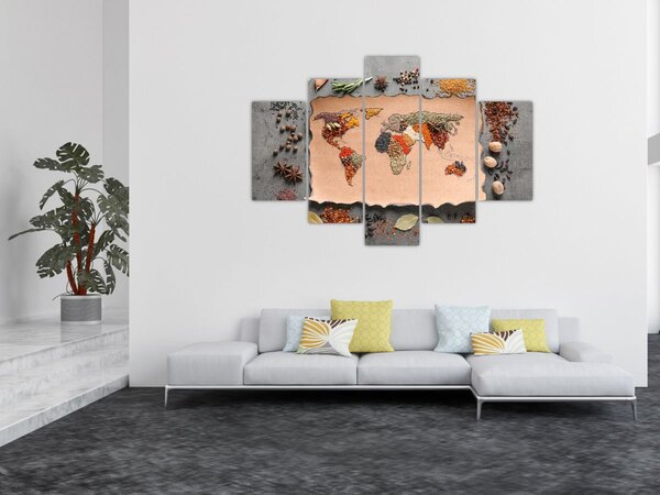 Kép - A világ fűszerei (150x105 cm)