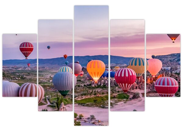 Kép - Hőlégballonok (150x105 cm)