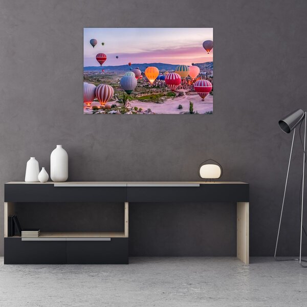 Kép - Hőlégballonok (90x60 cm)
