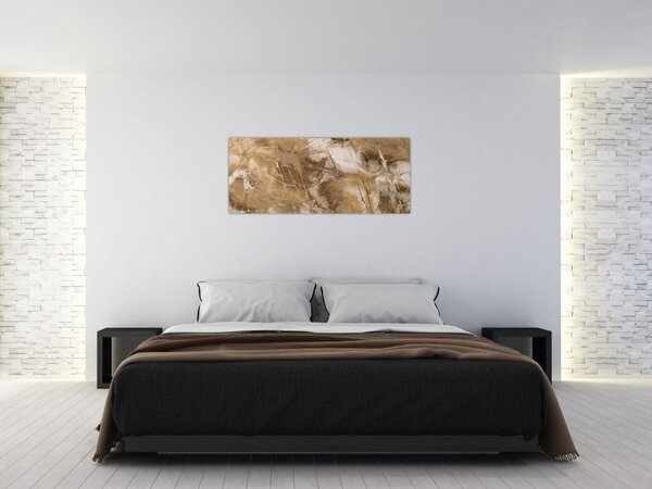 Kép - Barna absztrakció (120x50 cm)