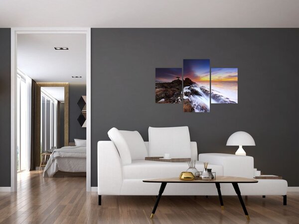 Hegy a ködben képe (90x60 cm)