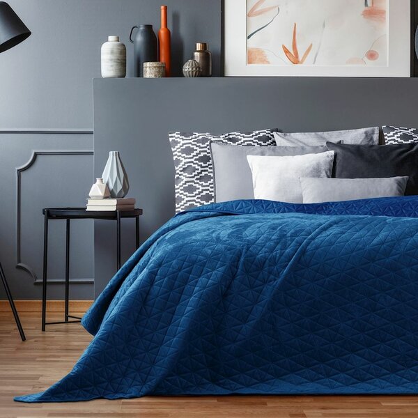AmeliaHome Laila ágytakaró kék, 220 x 240 cm