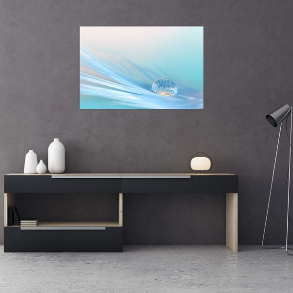 Kép - Kék csepp (90x60 cm)