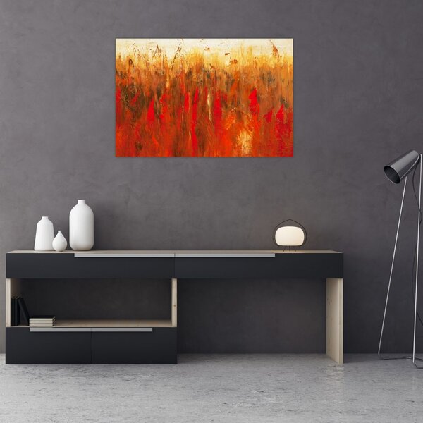 Kép - Festett absztrakció (90x60 cm)