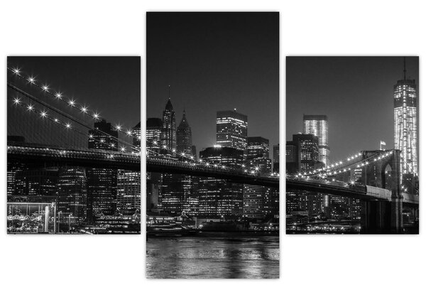 A New York-i Brooklyn-híd képe (90x60 cm)