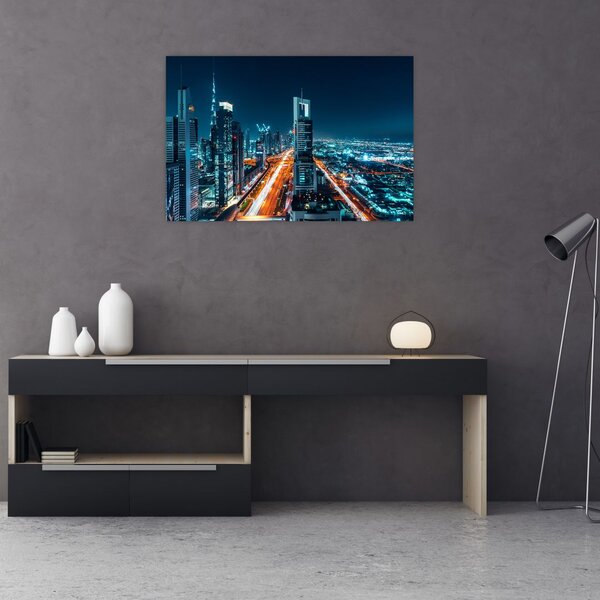 Kép - Dubai éjszaka (90x60 cm)