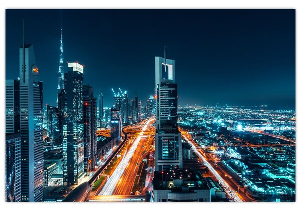 Kép - Dubai éjszaka (90x60 cm)