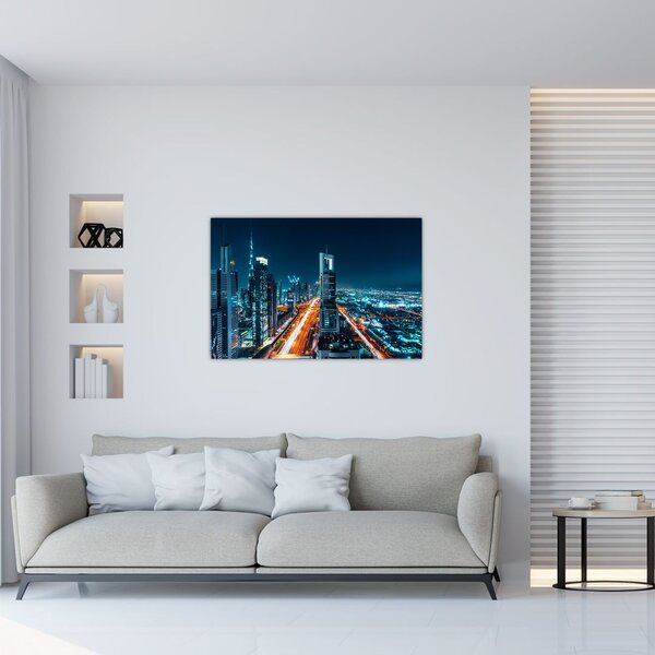Kép - Dubai éjszaka (90x60 cm)