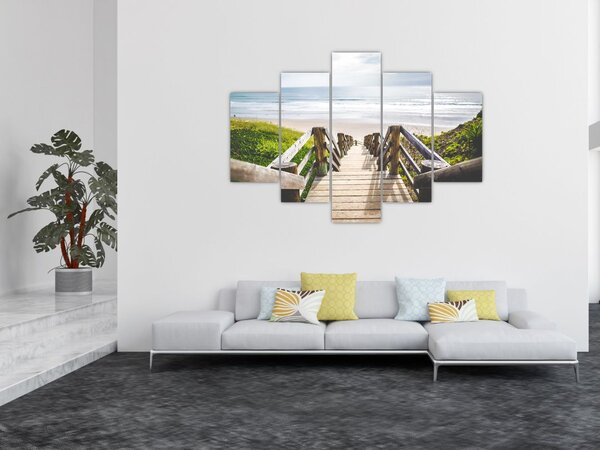 Kép - Bejárat a strandra (150x105 cm)
