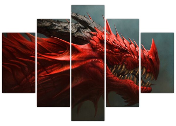 Kép - Sárkány (150x105 cm)