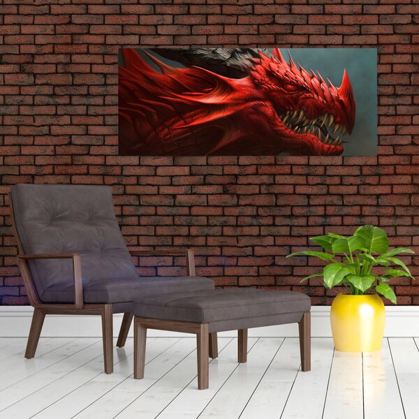 Kép - Sárkány (120x50 cm)