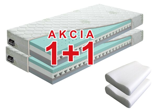 Habszivacs matrac Omega Flex Duo 200x70 cm (T3/T4) *AKCIA 1+1. Akció -7%
