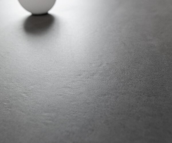 DELIFE Dohányzóasztal Edge hajóformájú 100x50 cm kerámia beton szürke Sarity rozsdamentes acél szálcsiszolt