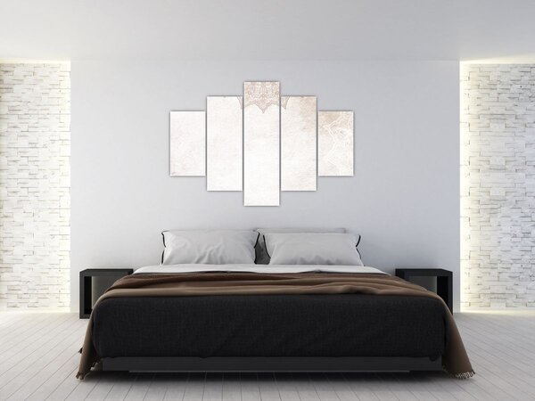 Kép - Mandalák a falban (150x105 cm)