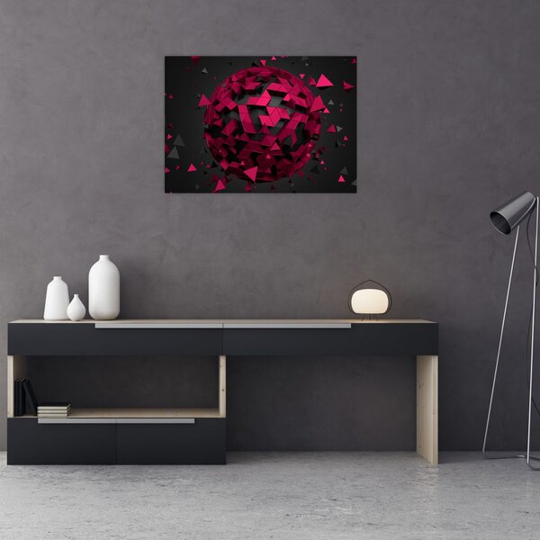 A 3D absztrakció képe (70x50 cm)