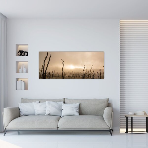 Kép - Csupasz fák (120x50 cm)