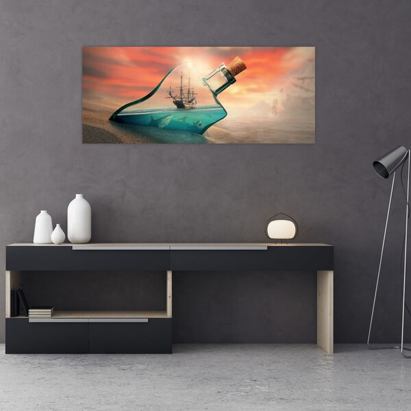 Kép - Élet a palack (120x50 cm)