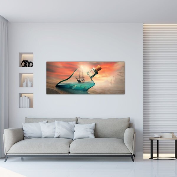 Kép - Élet a palack (120x50 cm)