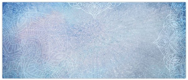 Kép - Mandalák kékszínben (120x50 cm)