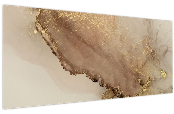 Kép - Arany csillogás (120x50 cm)